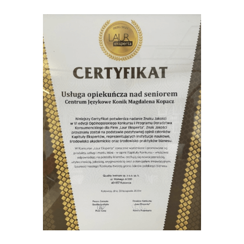 Konik24 Zertifikat - Personalvermittlung